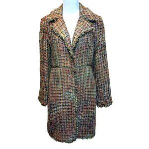 True Meaning Tweed Jacket Womens Medium Academia Old Money Corpcore Grandmacore